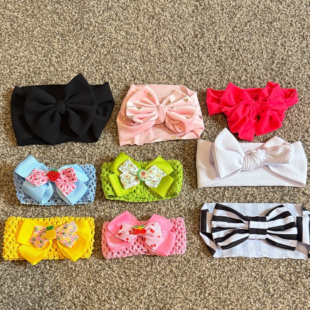 Colorful Kids Headband Set